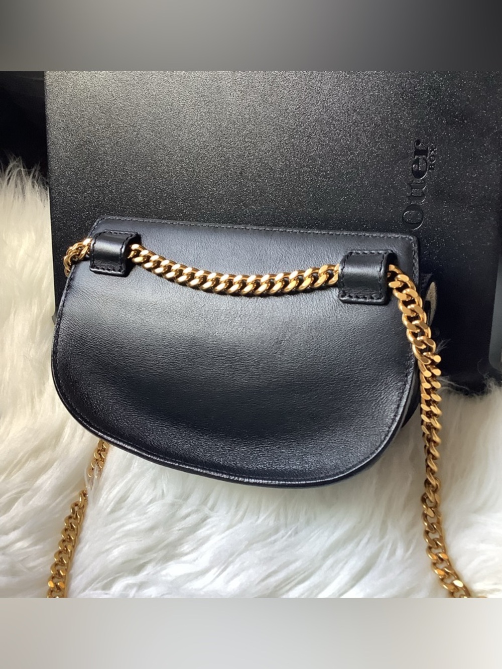 Chloé Georgia Belt Bag in black leather - Picture 2 of 16